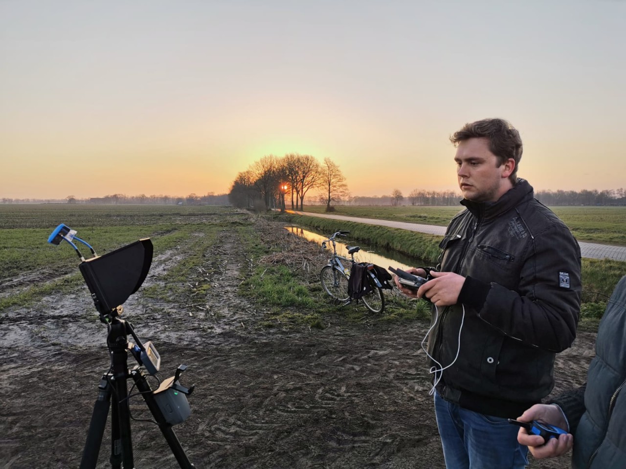 Leo Westenbroek met zijn maat Jeroen Hofstee